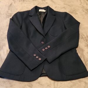 Personal Petites Navy Blue Women's Blazer Size 10